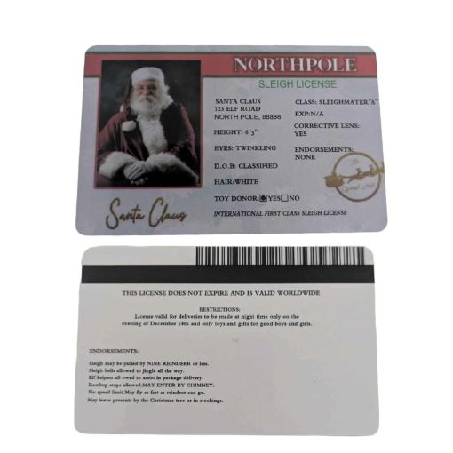 Santa Claus Sleigh License