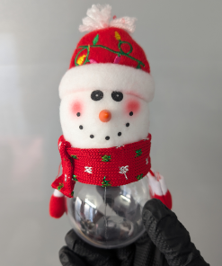Snowman Christmas Candy Jar